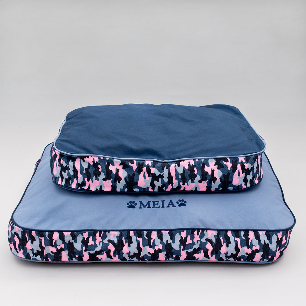 Dog Bed - Camo Falsterbo Ocean - Sizes