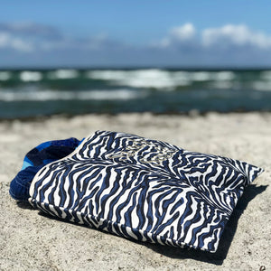 Beach Pouch - Zebra Falsterbo Ocean