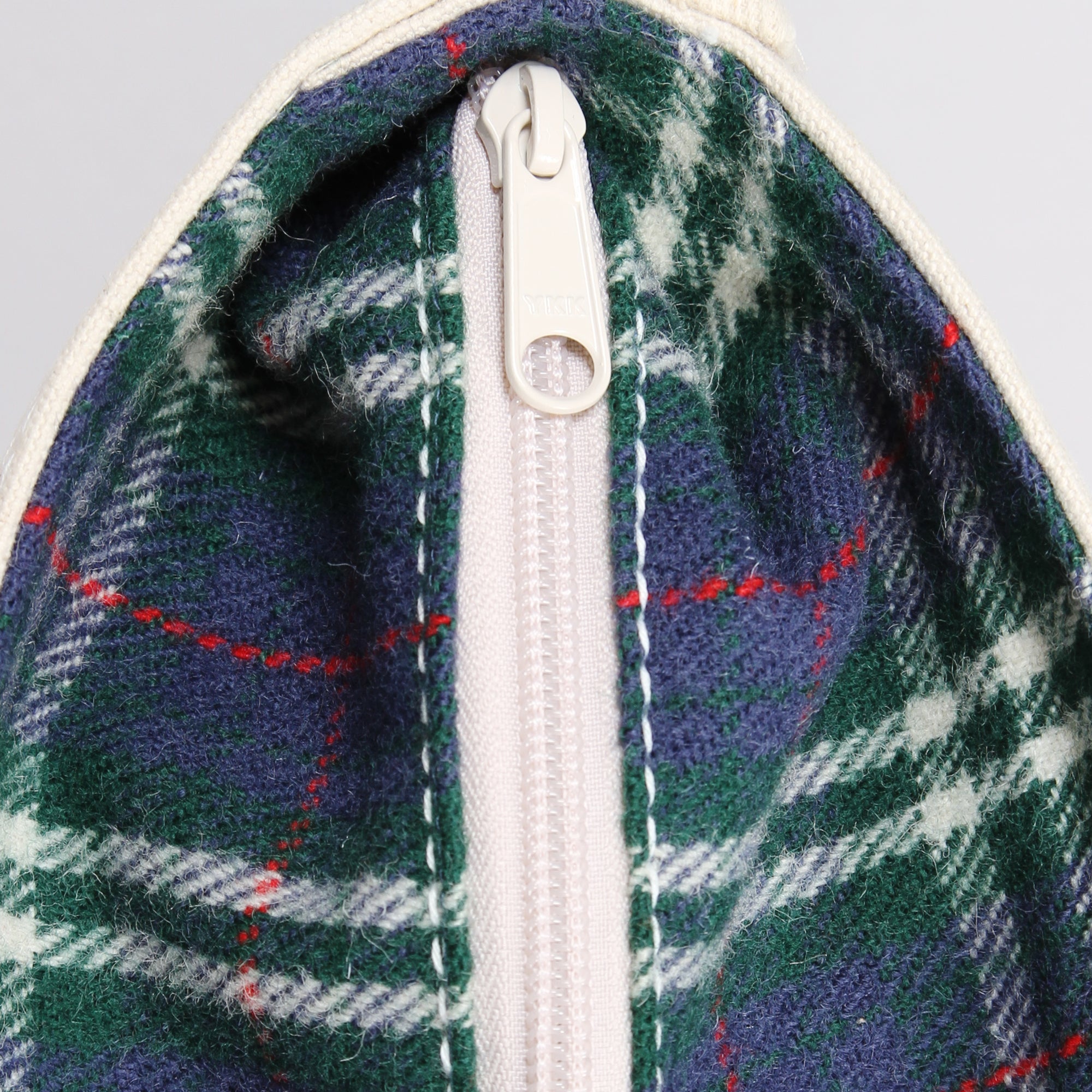 Limited Tote Bag - Wool Tartan - Zip